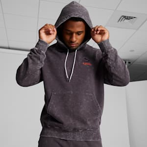 NYC REMIX Logo Men's Hoodie, Dark Coal, extralarge