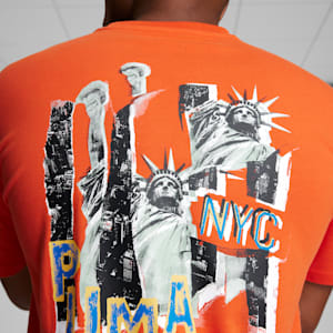 NYC Remix Men's Graphic Tee, Fall Foliage, extralarge