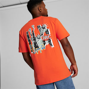 NYC Remix Men's Graphic Tee, Fall Foliage, extralarge