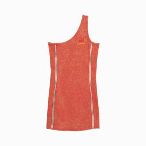 NYC REMIX One-Shoulder Women's Dress, Fall Foliage, extralarge