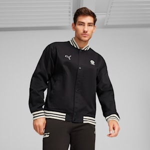 Porsche Legacy Men's Statement Bomber Jacket, Cheap Jmksport Jordan Outlet Black, extralarge