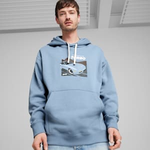 Porsche Legacy 944 Men's Motorsport Graphic Hoodie, Zen Blue, extralarge