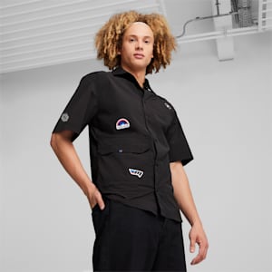 BMW M Motorsport Summer Crew Men's Shirt, PUMA Black, extralarge-IND