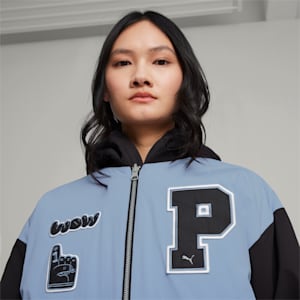 PUMA x SOPHIA CHANG Women's Bomber Jacket, Zen Blue, extralarge