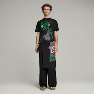 メンズ PUMA x MARTI SAWE グラフィック 半袖 Tシャツ, PUMA Black, extralarge-JPN