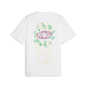 メンズ PUMA x MARTI SAWE グラフィック 半袖 Tシャツ, PUMA White, extralarge-JPN