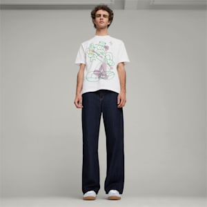 メンズ PUMA x MARTI SAWE グラフィック 半袖 Tシャツ, PUMA White, extralarge-JPN