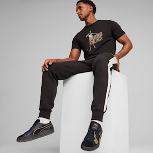 Playera PUMA x ONE PIECE para hombre, PUMA Black, extralarge