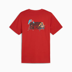 Playera PUMA x ONE PIECE para hombre, Club Red, extralarge