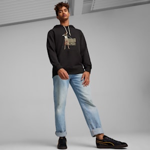 Sudadera PUMA x ONE PIECE para hombre, PUMA Black, extralarge