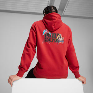 Sudadera PUMA x ONE PIECE para hombre, Club Red, extralarge