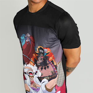 PUMA x ONE PIECE All-Over Print Men's Tee, PUMA Black, extralarge