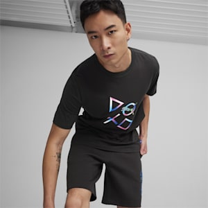 PUMA x PLAYSTATION Men's T-shirt, PUMA Black, extralarge-IND
