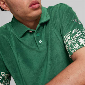 The Fairgrounds Terry Men's Basketball Polo, Vine, extralarge-IND