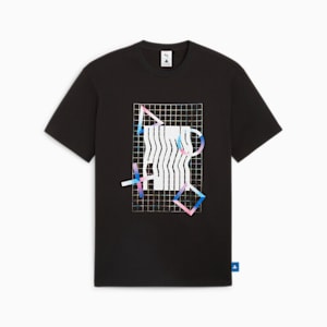 メンズ PUMA x PlayStation エレベーテッド 半袖 Tシャツ, PUMA Black, extralarge-JPN