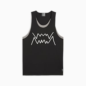 Jaws Core Men's Basketball Tank, PUMA Black-Stormy Slate, extralarge-IND