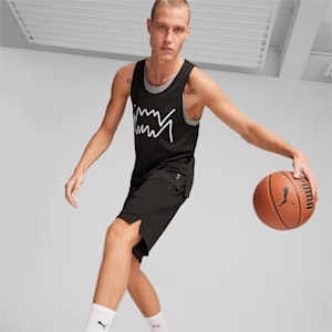 Jaws Core Men's Basketball Tank, PUMA Black-Stormy Slate, extralarge-IND