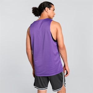 Jaws Core Men's Basketball Tank, Team Violet-PUMA Black, extralarge-IND