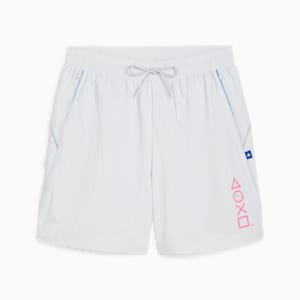 PUMA x PLAYSTATION Men's Shorts, Silver Mist, extralarge-IND