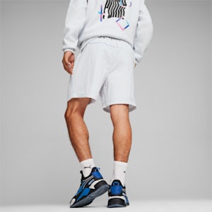 PUMA x PLAYSTATION Men's Shorts, Silver Mist, extralarge-IND