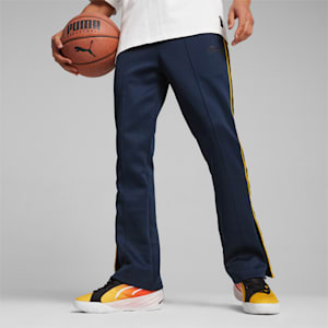 SHOWTIME PUMA HOOPS Men's Basketball Double Knit Pants, Club Navy, extralarge