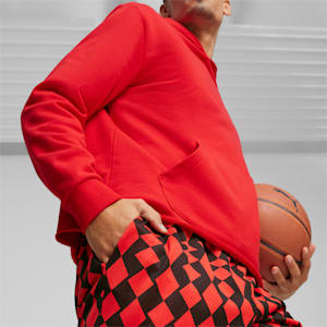 Big Joker Men's Basketball Shorts, For All Time Red-AOP, extralarge-IND