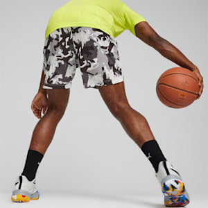 Winners Circle Men's Basketball Shorts, Stormy Slate-AOP, extralarge-IND