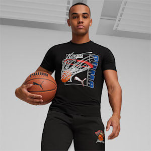 メンズ バスケットボール スウィッシュ 半袖 Tシャツ, PUMA Black, extralarge-JPN
