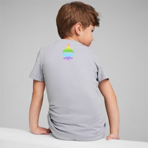 PUMA x TROLLS Kids' T-shirt, Gray Fog, extralarge-IND