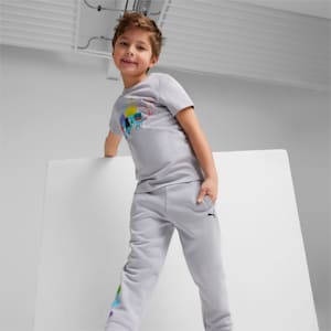 PUMA x TROLLS Kids' T-shirt, Gray Fog, extralarge-IND