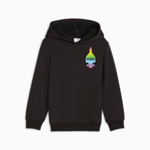 PUMA x TROLLS Kids' Hoodie, PUMA Black, extralarge-IND