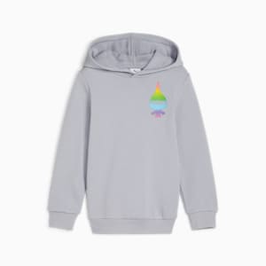 PUMA x TROLLS Kids' Hoodie, Gray Fog, extralarge-IND