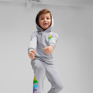 PUMA x TROLLS Kids' Hoodie, Gray Fog, extralarge-IND