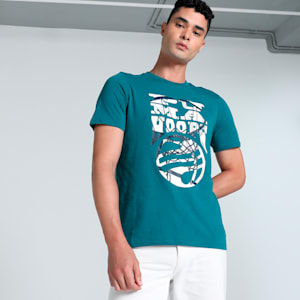 The Hooper Men's Basketball T-shirt, Cold Green, extralarge-IND