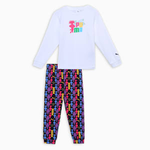 PUMA x TROLLS Toddlers' Jogger Set, PUMA White, extralarge-IND