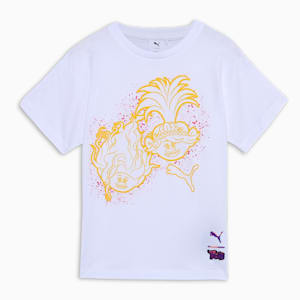 PUMA x TROLLS Kids' Graphic T-shirt, PUMA White, extralarge-IND