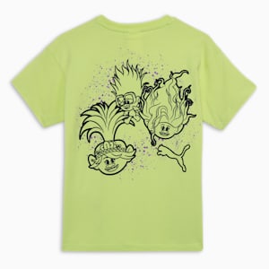 PUMA x TROLLS Kids' Graphic T-shirt, Lime Sheen, extralarge-IND