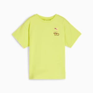 PUMA x TROLLS Little Kids' Graphic Tee, Lime Sheen, extralarge