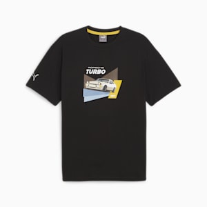 Porsche Legacy 924 Graphic Men's Motorsport T-shirt, PUMA Black, extralarge-IND