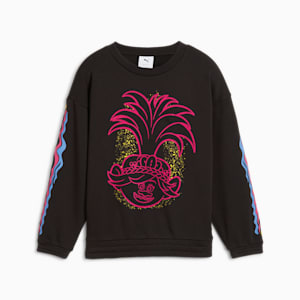 Sudadera para niños PUMA x TROLLS, PUMA Black, extralarge