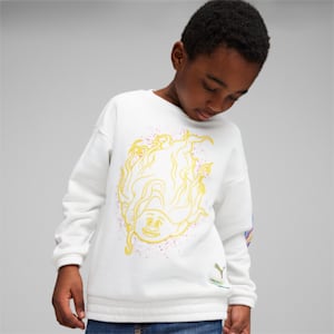 PUMA x TROLLS Kids' Sweatshirt, PUMA White, extralarge-IND