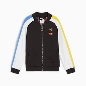 PUMA x TROLLS Kids' T7 Track Jacket, PUMA Black, extralarge-IND