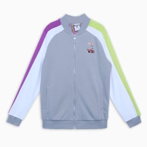 PUMA x TROLLS Kids' T7 Track Jacket, Gray Fog, extralarge-IND