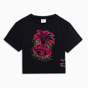 PUMA x TROLLS Kids' Graphic T-shirt, PUMA Black, extralarge-IND