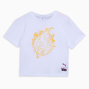 PUMA x TROLLS Kids' Graphic T-shirt, PUMA White, extralarge-IND