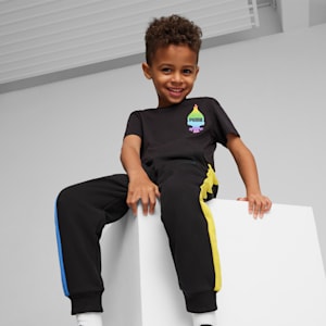 PUMA x TROLLS Kids' T7 Track Pants, PUMA Black, extralarge-IND