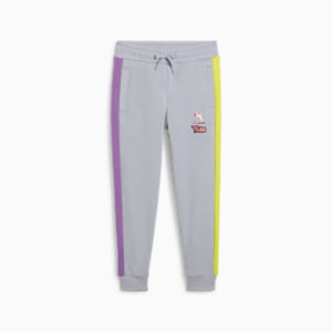 PUMA x TROLLS Little Kids' T7 Track Pants, Gray Fog, extralarge