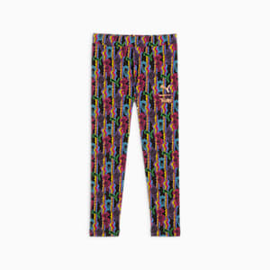 PUMA x TROLLS Little Kids' Leggings, PUMA Black, extralarge