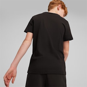 キッズ ボーイズ PUMA x ワンピース 半袖 Tシャツ 128-164cm, PUMA Black, extralarge-JPN