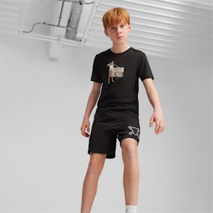 PUMA x ONE PIECE Youth Graphic T-shirt, PUMA Black, extralarge-IND